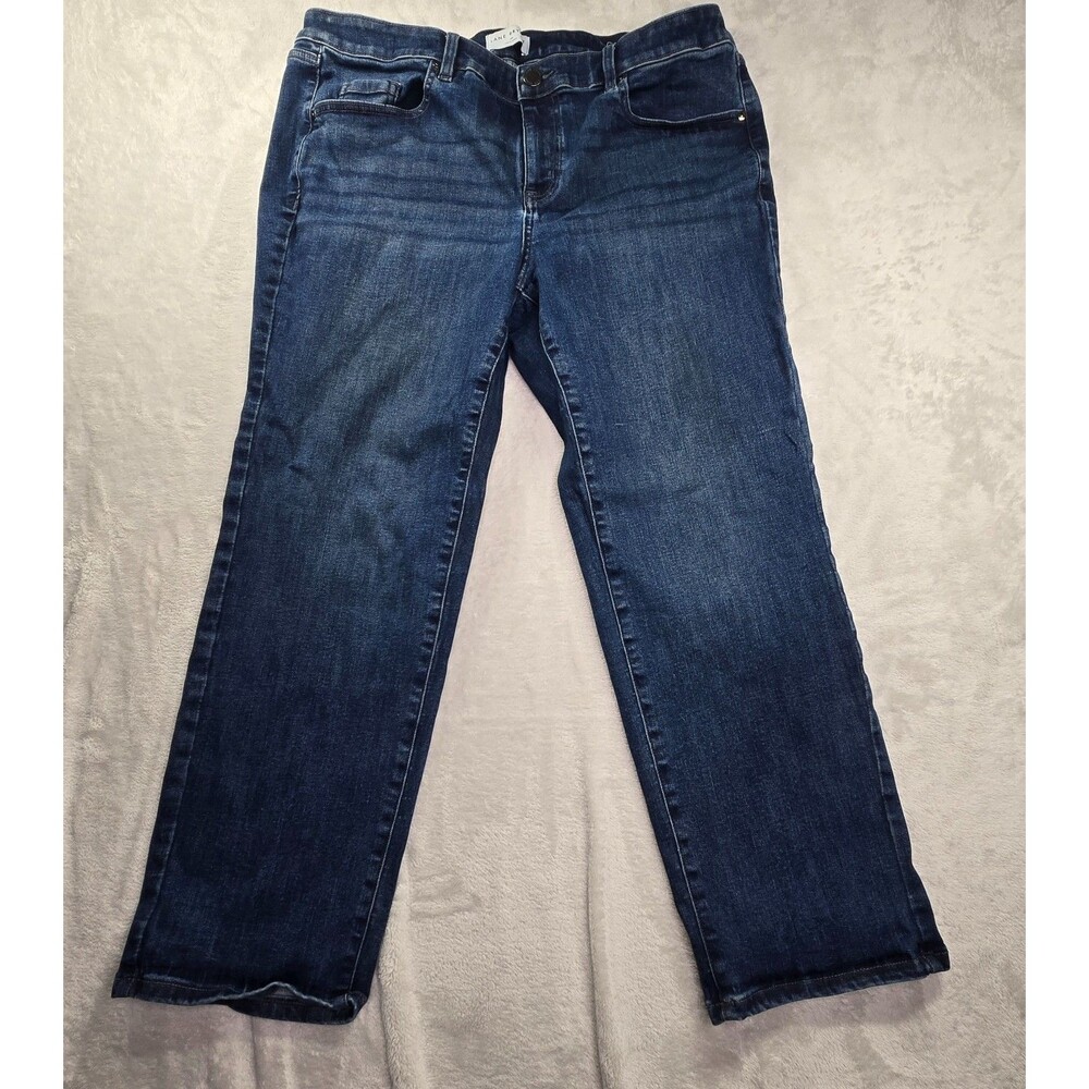 Lane Bryant Jeans Women’s 18P 18 Signature Fit Straight Stretch High Rise Blue